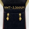 18K Gold Leaf Earrings – 3.300 GM