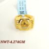 18K Gold Crown Design Men’s Ring – 4.274 GM