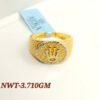 18K Gold Rolex Design Men’s Ring – 3.710 GM